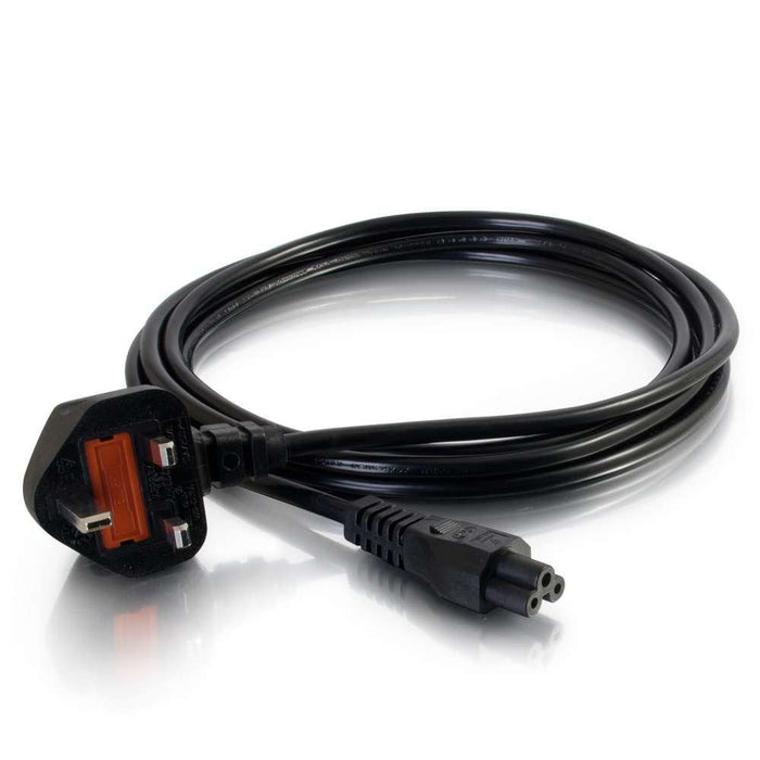 C2g Cable De Alimentación Británico De 2 M Para Portátil [Bs 1363 A Iec 60320 C5]