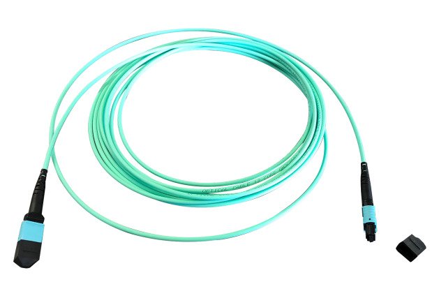 Efb Mtp(F)-Mtp(F) Cable De Red Om3 12 Fasern Typ B Lszh Aqua 2m