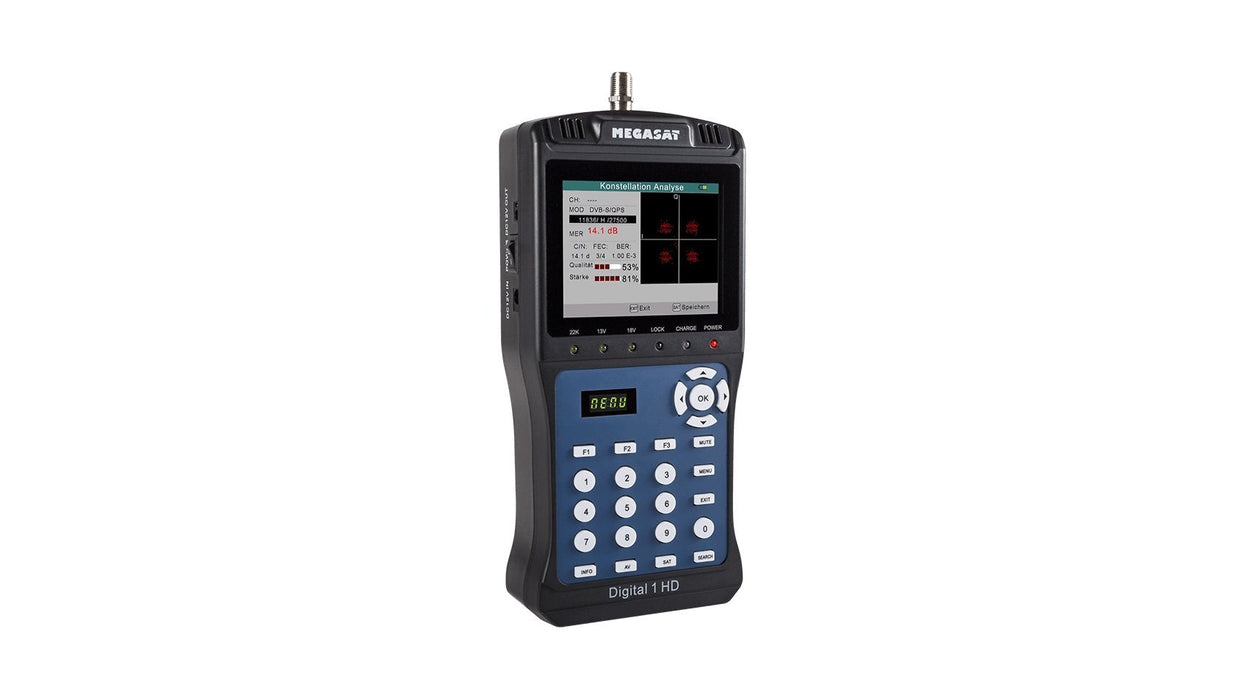Megasat Digital 1 Hd Satfinder & Instrumento De Medición