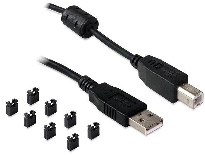 EAN 4043619875870 - DeLOCK 87587 convertidor, repetidor y aislador en serie Negro imagen 3