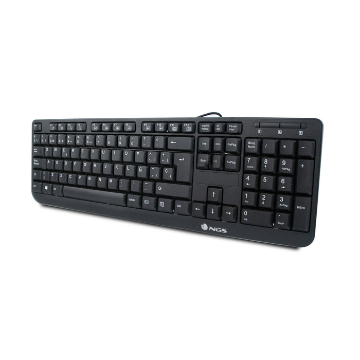 EAN 8435430618143 - NGS FunkyV3, QWERTY, ES teclado Hogar USB Negro imagen 6