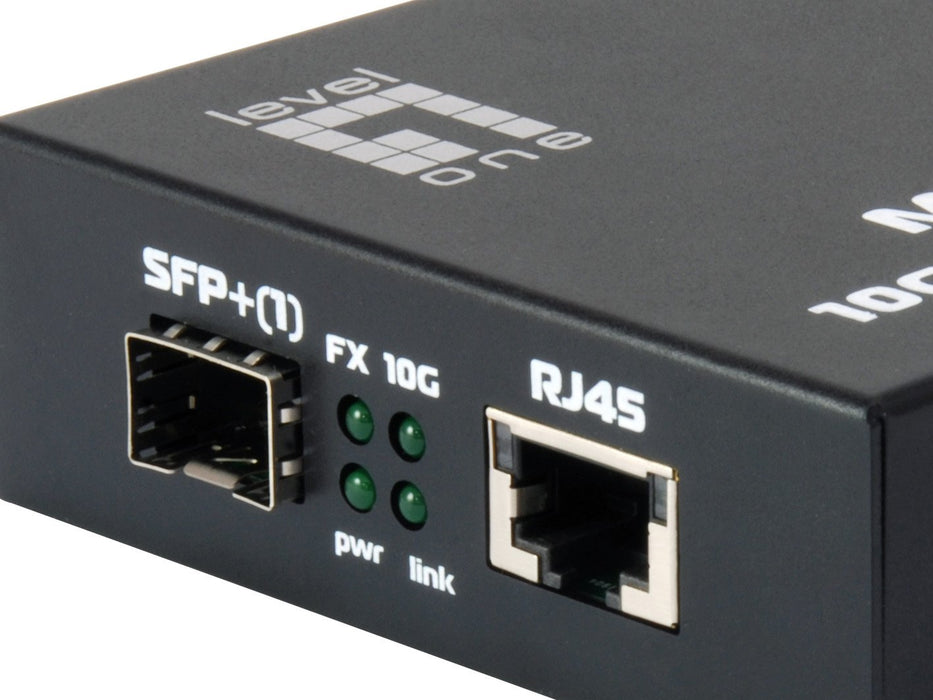 EAN 4015867209301 - LevelOne GVT-0500 convertidor de medio 10000 Mbit/s Negro imagen 3