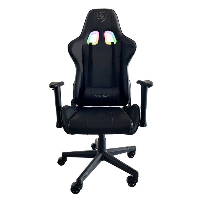 EAN 8435099529057 - KeepOut XSRGB-RACING silla para videojuegos Silla para videojuegos universal Asiento acolchado Negro imagen 14