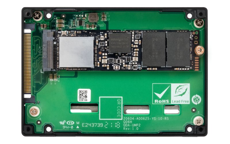 EAN 4711103080375 - QNAP QDA-UMP4 caja para disco duro externo Caja externa para unidad de estado sólido (SSD) Negro 2.5" imagen 5