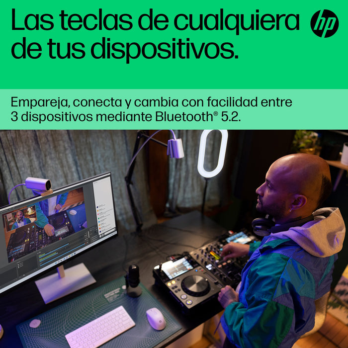 EAN 0196548516742 - HP 350 WHT Compact Multi-Device Keyboard teclado Hogar Blanco imagen 9