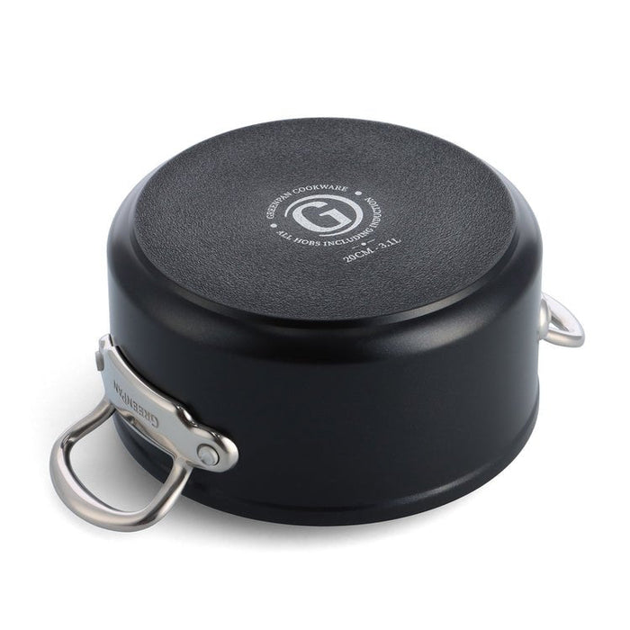 Greenpan Barcelona Pro Kasserolle 20cm Schwarz