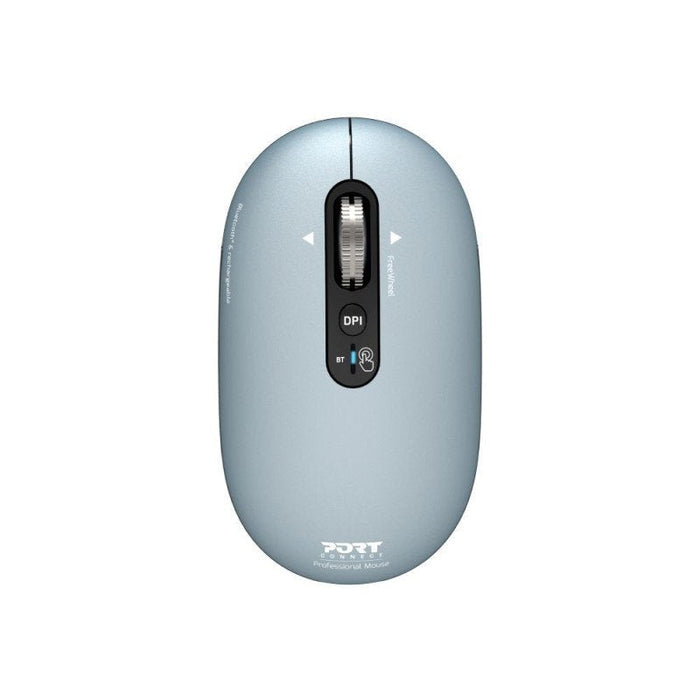 Port Connect Wireless & Bluetooth Rechargeable Pure Mac Mouse, Storm