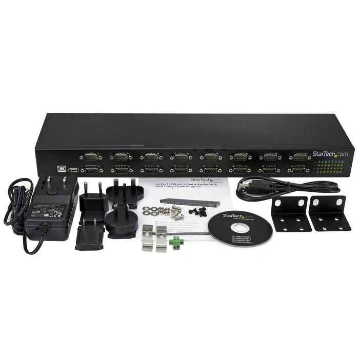 Adaptador Usb A Concentrador   Ext  De 16 Puertos Serie