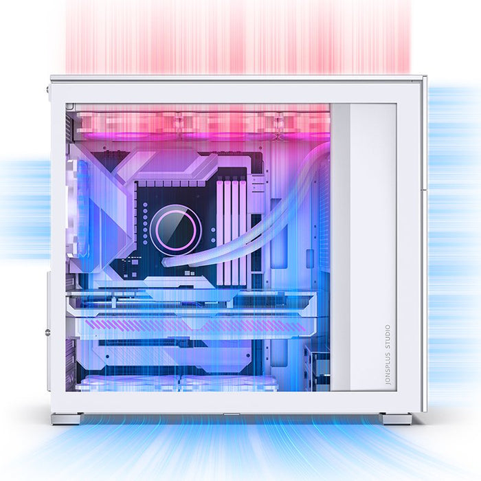 Jonsbo D41 Mesh Atx Gehäuse, Temperojo Glass - Blanco