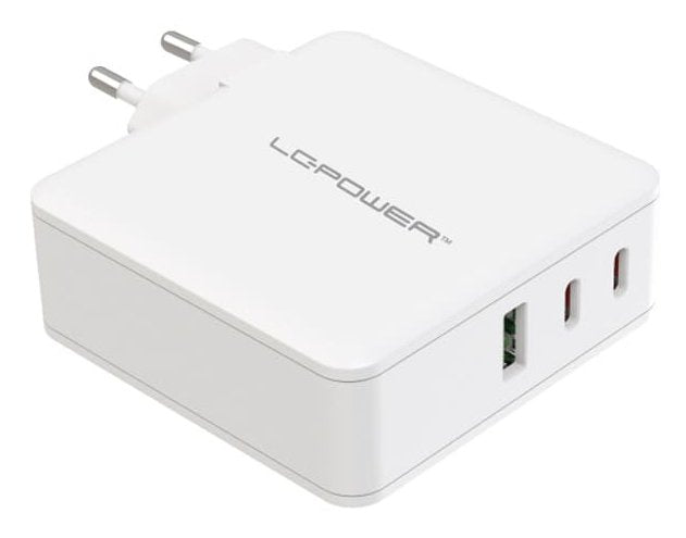 EAN 4262443280616 - LC-Power LC-GAN-100 cargador de dispositivo móvil Universal Blanco Corriente alterna Carga rápida Interio imagen 1