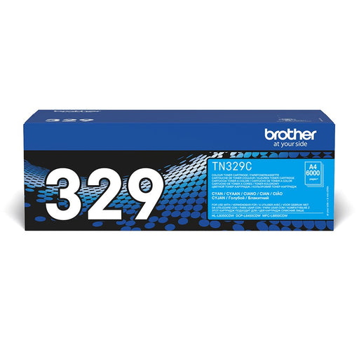 EAN 4977766735063 - Brother TN-329C cartucho de tóner 1 pieza(s) Original Cian imagen 1