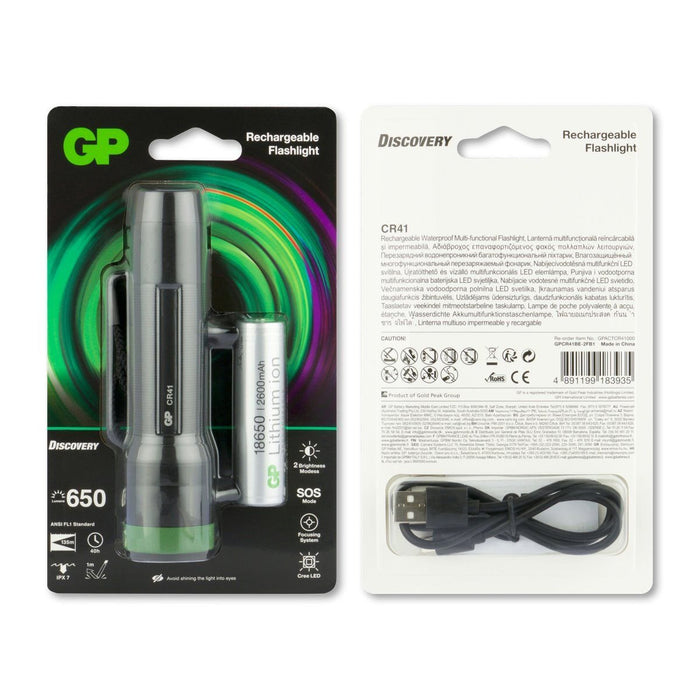 EAN 4891199183935 - GP Lighting CR41 Negro Linterna de mano LED imagen 2