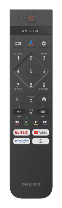 Televisior 106cm 42" (3840x2160) Philips 42oled810 12 16:9 Oled 144hz 4x Hdmi 2.1 3x Usb Lan Wlan Ambilight Google Tv Hdr10+ Dolby Vision Negro