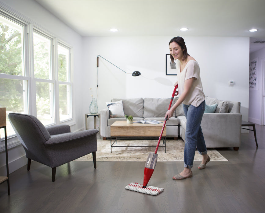 EAN 4023103222755 - Vileda 1.2 Spray Max fregona Microfibra, Plástico Seca y húmeda Rojo, Blanco imagen 7
