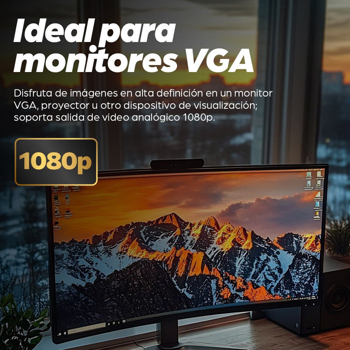 EAN 0766623151559 - Manhattan 151559 adaptador de cable de vídeo 0,3 m HDMI + 3.5mm VGA (D-Sub) Negro imagen 5