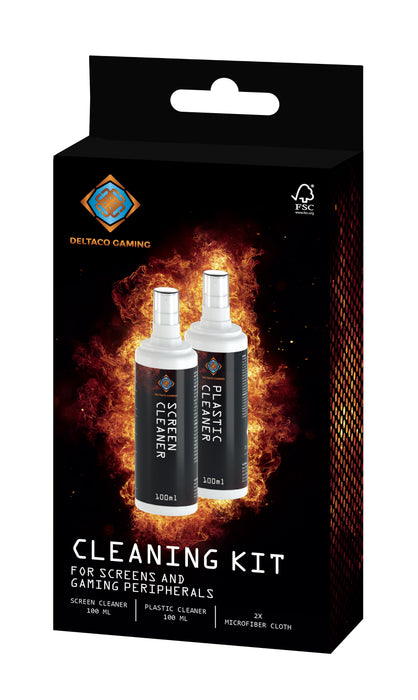 EAN 7333048059505 - Deltaco Gaming GAM-154 kit de limpieza para computadora Consola de juegos Paño seco y espray para limpiez imagen 8