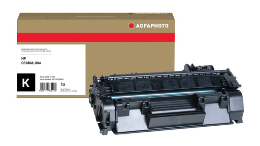 EAN 4250164830999 - AgfaPhoto Toner BK, rpl CF280A cartucho de tóner 1 pieza(s) Compatible Negro imagen 1