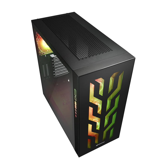 Caja Pc Sharkoon Elite Shark Ca300t Atx 2xusb3.0 Sin Fuente Negro