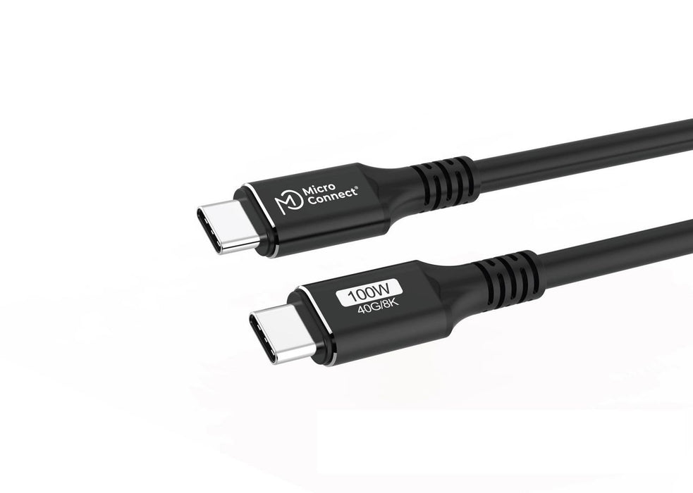 EAN 5715328135574 - Microconnect USB4CC015 cable USB USB4 Gen 3x2 0,15 m USB C 100 W Negro imagen 4