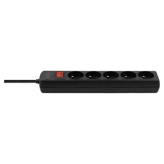 EAN 5905106070085 - Savio LZ-18 base múltiple 5 m 5 salidas AC Interior Negro imagen 5