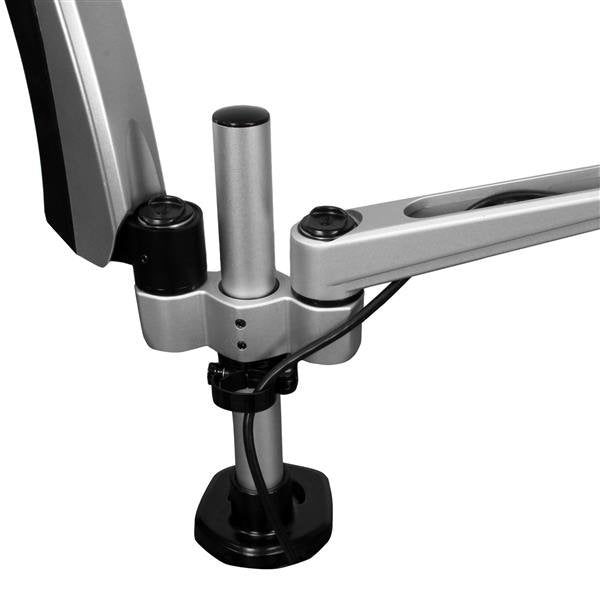 EAN 0065030863759 - StarTech.com ARMDUAL30 soporte para monitor 76,2 cm (30") Escritorio Negro, Plata imagen 7
