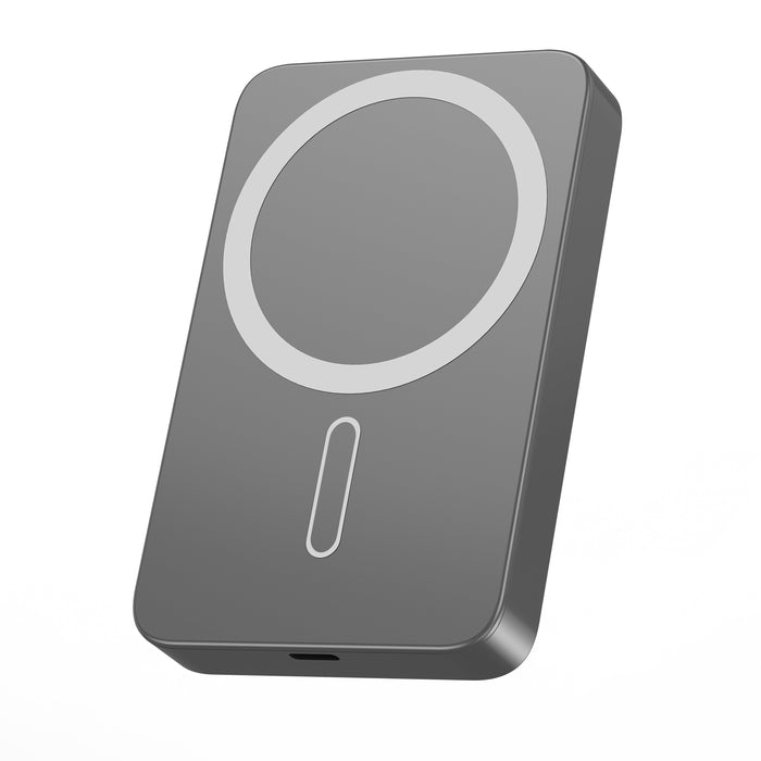 Powerbank 10000mah Leotec Lepoww20w10g 20w Wireless Gris Incluye Cable Usb Tipo-C