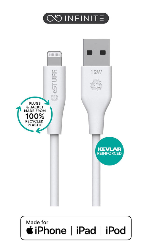 EAN 5715063032220 - eSTUFF ES601170 cable de conector Lightning 1 m Blanco imagen 1