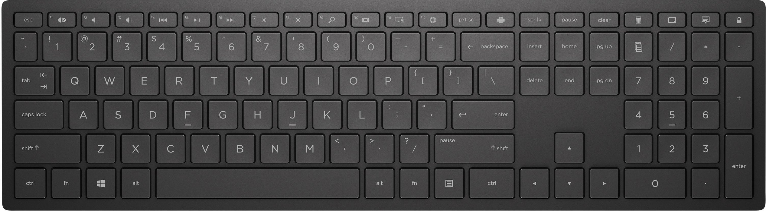 EAN 192545458337 - HP Pavilion Wireless Keyboard 600 Black teclado Universal RF inalámbrico imagen 1