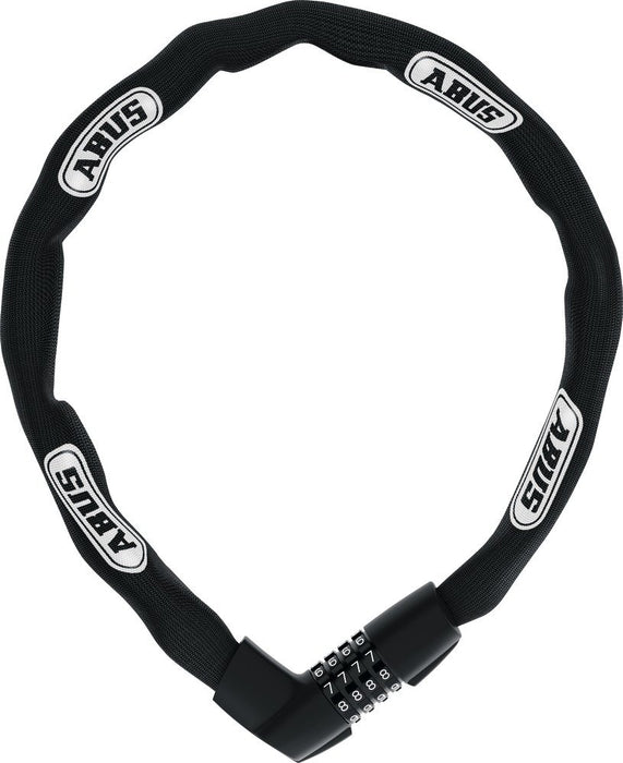 EAN 4003318485664 - ABUS 48566 candado para bicicleta Negro, Blanco 850 mm Candado con cadena imagen 1