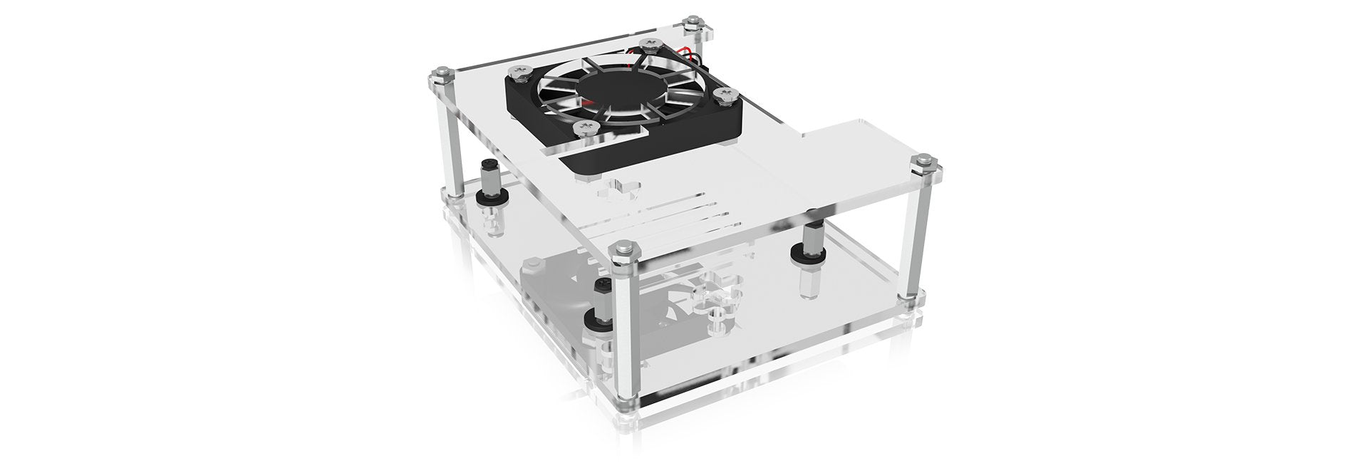 EAN 4250078169000 - ICY BOX IB-RP106 Viviendas Negro, Transparente imagen 3