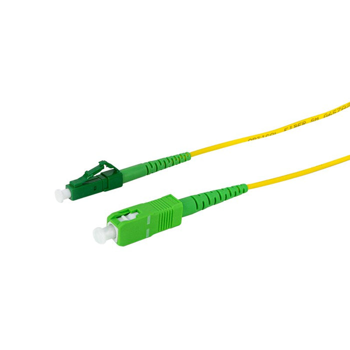 Logilink Fiber Simplex Patch Cord, Os2 Sm G.657.A2, Sc Apc To Lc Apc, 15 M