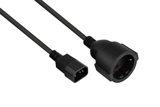 EAN 4066857003218 - Kabelmeister SK1402-S005 cable de transmisión Negro 0,5 m IEC C14 Enchufe tipo F imagen 1