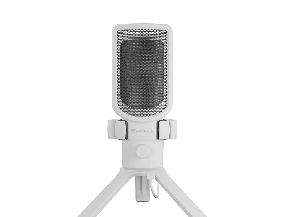 Micrófono Natec Genesis Radium 250 Usb Stand White