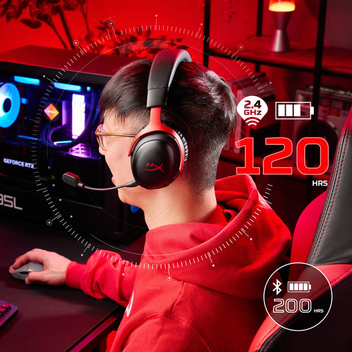 EAN 0198701814566 - HyperX Cloud III S Wireless White Gaming Headset Inalámbrico Diadema Juego Bluetooth Blanco imagen 4