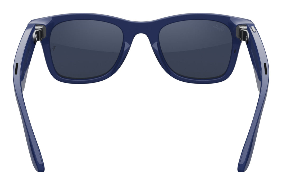 Ray-Ban Meta Wayfarer Gen2 Smart Glasses With Ai, Size 50-22, Clear To Sapphire Lense, Shiny Cosmic Blue Eu