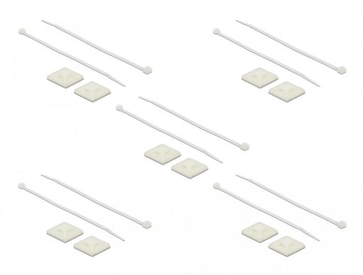 EAN 4043619186785 - DeLOCK 18678 soporte para brida Blanco Nylon 10 pieza(s) imagen 1