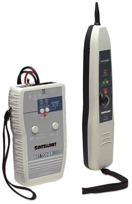 EAN 0766623515566 - Intellinet 515566 comprobador de cables de red Gris imagen 2
