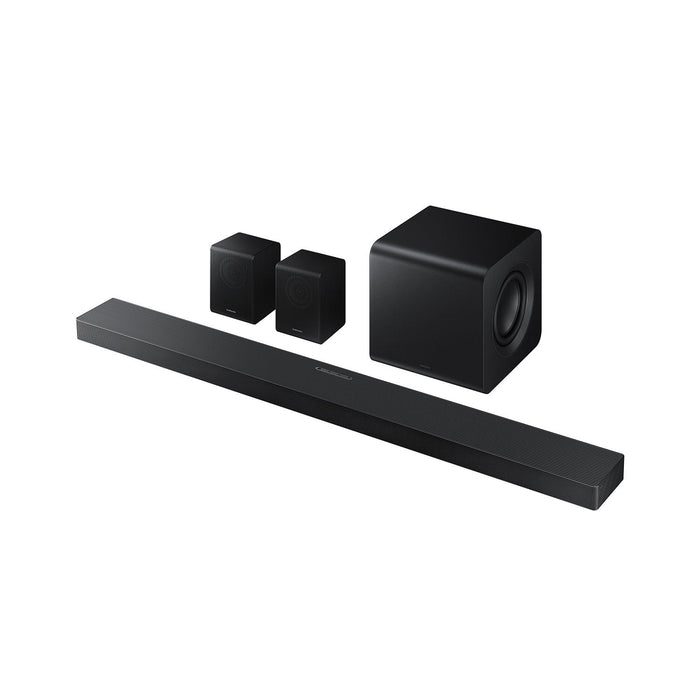 Barra De Sonido Samsung Hw Qs750f Zf Bluetooth 465w Con Subwoofer Y Dolby 5.1ch Wifi Negro