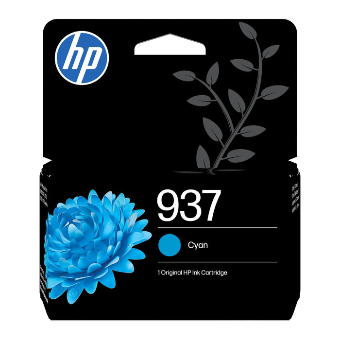 EAN 0196786147548 - HP 937 Cyan Original Ink Cartridge cartucho de tinta 1 pieza(s) Rendimiento estándar imagen 1