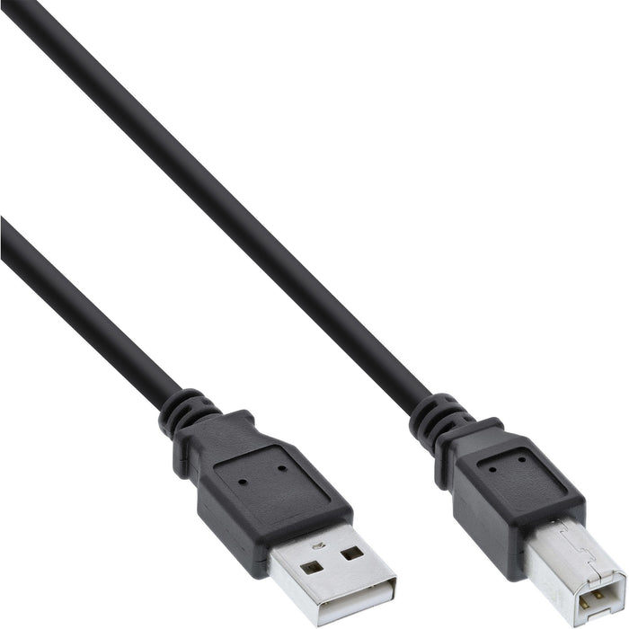 Inline Usb 2.0 Cable Tipo A Macho A B Macho Negro 5m