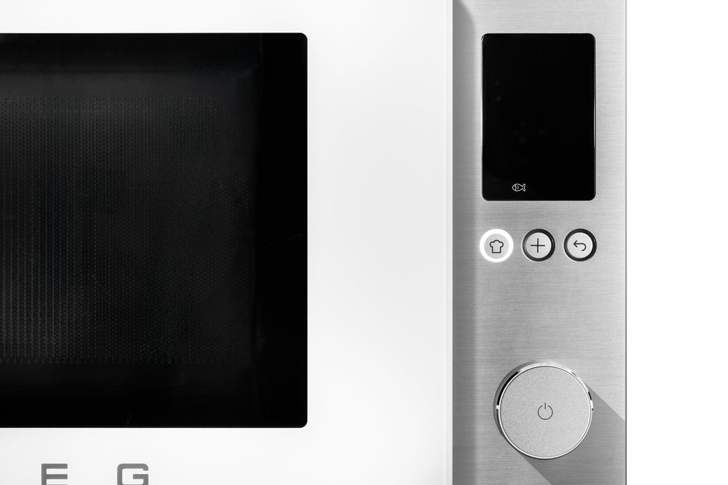 Microondas De Sobremesa Smeg Moc02whmeu Con Ventilador/Grill