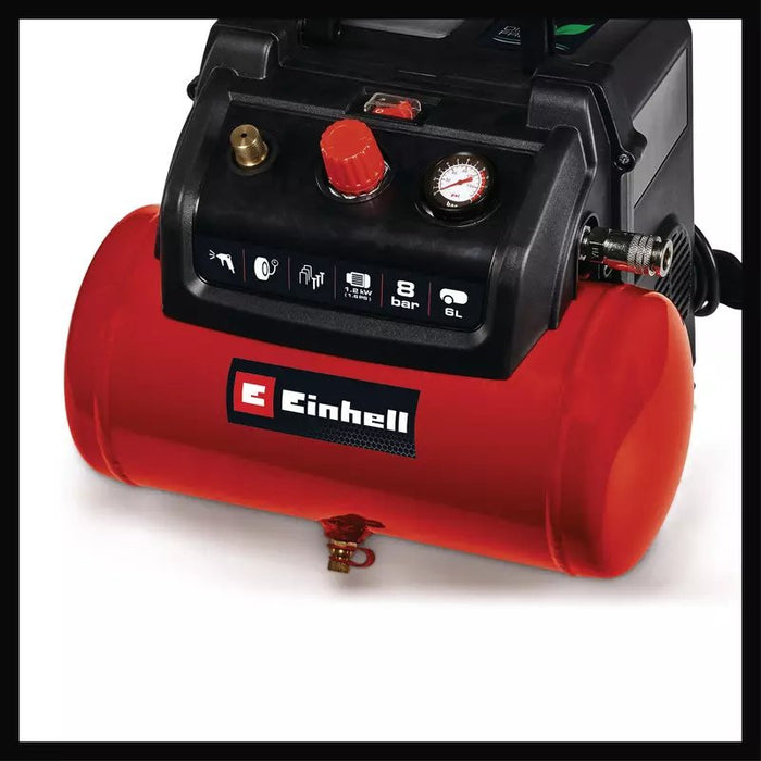EAN 4006825669190 - Einhell TC-AC 190/6/8 OF compresor de aire 190 l/min Corriente alterna imagen 3