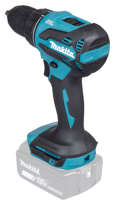 EAN 0197050009845 - Makita DDF490Z taladro 1900 RPM Sin llave 1,7 kg Azul, Negro imagen 3