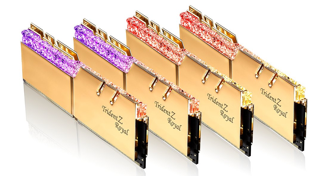 Memoria G.Skill Trident Z Royal F4-3600c16q-32gtrgc 32 Gb 4 X 8 Gb Ddr4 3600 Mhz
