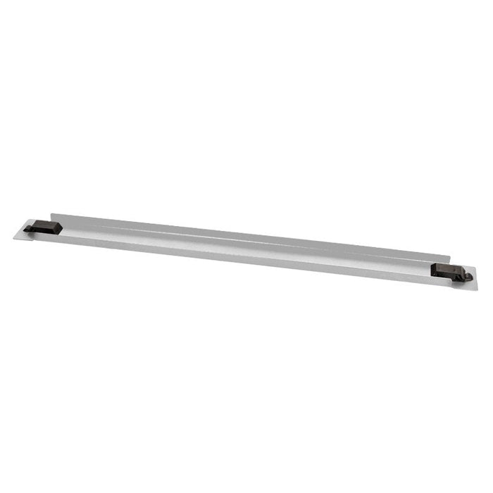19" Blank Panel, Tool-Free Snap-In Type, 1u, Metal, Gris