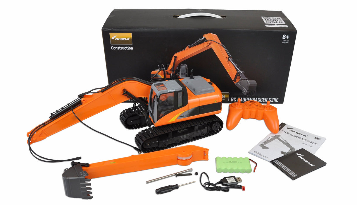 EAN 4260677957335 - Amewi 22545 modelo controlado por radio Excavadora Motor eléctrico 1:14 imagen 2