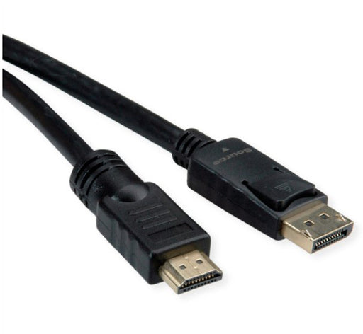 EAN 7630049619203 - ROLINE 11.04.5776 adaptador de cable de vídeo 7,5 m HDMI tipo A (Estándar) DisplayPort Negro imagen 1