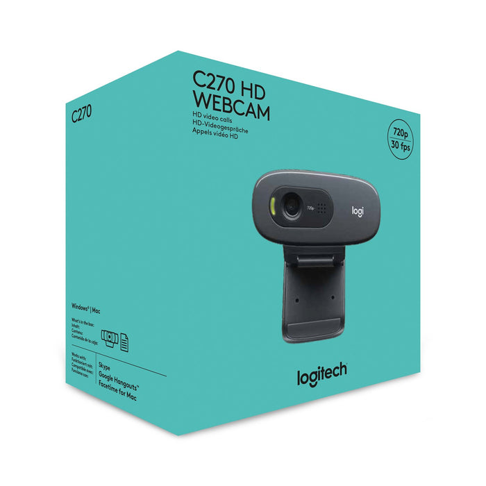 EAN 5099206064201 - Logitech 960-001063 cámara web 3 MP 1280 x 720 Pixeles USB Gris, Gris Oscuro imagen 8