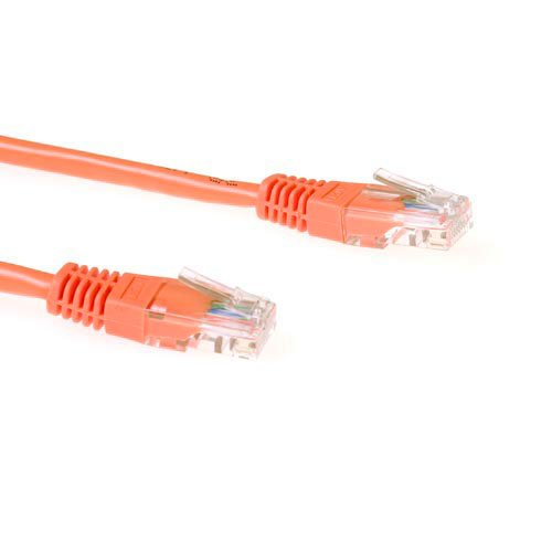 Naranja 10 Meter U Utp Cat6 Patch Cable With Rj45 Connectors