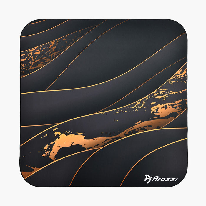 EAN 0850047390882 - Arozzi Zona Round Floor Pad Negro, Oro Microfibra, Caucho imagen 3